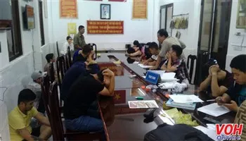 Triệt phá một bữa tiệc ma tuý trong khách sạn