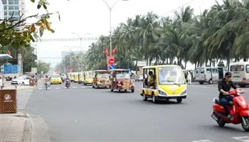 Thí điểm hoạt động xe 4 bánh có gắn động cơ chở khách du lịch