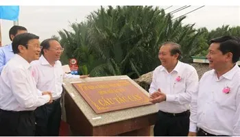 Khánh thành cầu Tắc Cạn, Cần Giuộc, Long An 