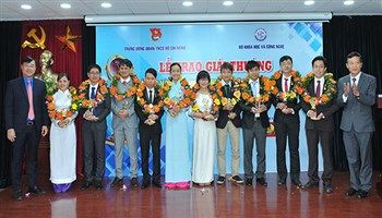 Công bố 10 tài năng trẻ đạt giải thưởng KHCN Thanh niên Quả cầu vàng 2016