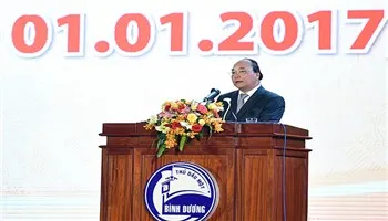 Thủ tướng Nguyễn Xuân Phúc dự lễ kỷ niệm Bình Dương 20 năm phát triển