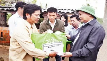 Hỗ trợ Bình Định khắc phục mưa lũ