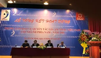 Tổng số tiền thu tác quyền âm nhạc năm 2016 tăng 17% so với năm 2015