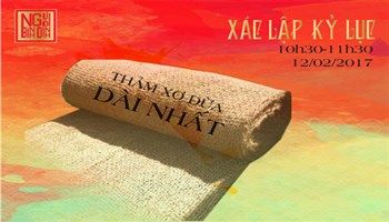 Tấm thảm xơ dừa Bình Định xác lập kỷ lục dài nhất Việt Nam 