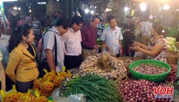 Thực hiện hiệu quả quản lý an toàn thực phẩm tại chợ đầu mối Thủ Đức