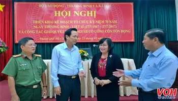 Tập trung giải quyết tồn đọng hồ sơ người có công  