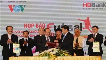 VFF phối hợp VOV tổ chức giải futsal quốc gia HD Bank 2017