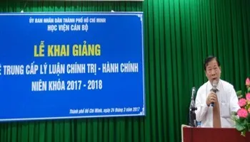 Học viện cán bộ TPHCM khai giảng khối lớp Trung cấp Chính trị - Hành chính năm 2017