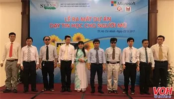 Khởi động dự án dạy tin học cho người khiếm thị tại TPHCM