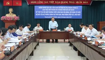 Tin TPHCM ngày 23/04/2017: Phó Thủ tướng Thường trực làm việc với Thành ủy TPHCM