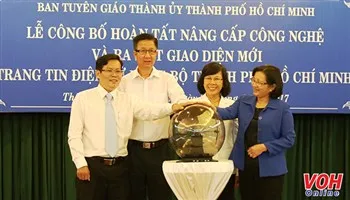 Trang tin điện tử Đảng bộ Thành phố ra mắt giao diện mới