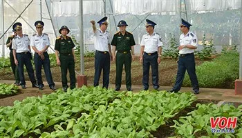 Cục Quân nhu - Tổng cục Hậu cần QĐNDVN thăm, kiểm tra và làm việc với BTL Vùng Cảnh sát biển 3