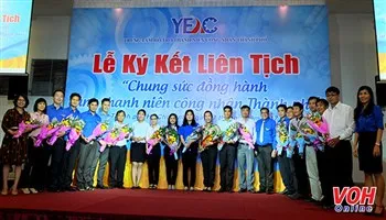 34 đơn vị tham gia đồng hành vì thanh niên công nhân