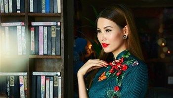 Thanh Hoài tái xuất với áo dài Cô Ba Sài Gòn