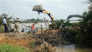 TPHCM: Xây dựng đê bao xung yếu tại khu vực quận Thủ Đức