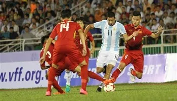 Kết quả bóng đá giao hữu: U20 Việt Nam 1-4 U20 Argentina