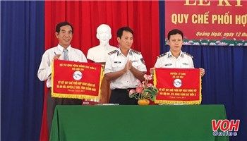 Cảnh sát biển vùng 2 đồng hành với ngư dân xã An Hải, huyện Lý Sơn