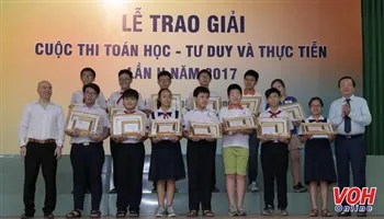 117 học sinh đạt giải Cuộc thi “Toán học – Tư duy và Thực tiễn”