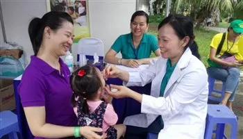 Hàng ngàn thiếu nhi tham gia Ngày hội chăm sóc sức khỏe trẻ em TP