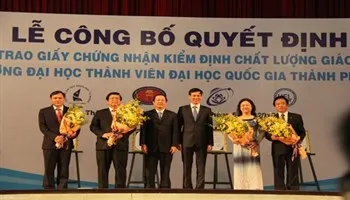 4 trường thành viên Đại học Quốc gia TPHCM đạt kiểm định chất lượng giáo dục