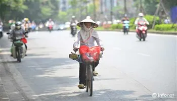 Hà Nội, còn tiếp tục nóng lên tới 41 độ C trong vài ngày tới