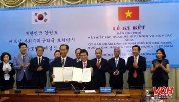 TPHCM và tỉnh Gangwon Hàn Quốc ký kết hợp tác