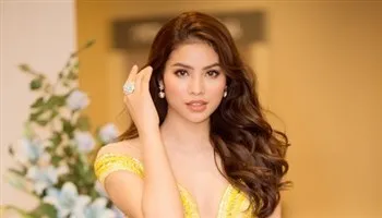 Phạm Hương diện váy đẹp ngỡ ngàng, nhận vai trò Đại sứ Nhật Ngữ