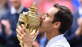 Roger Federer trở thành tay vợt nam đầu tiên 8 lần vô địch Wimbledon
