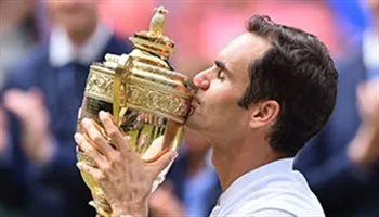Roger Federer trở thành tay vợt nam đầu tiên 8 lần vô địch Wimbledon