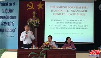Cục thống kê TPHCM đang thực hiện có 4 cuộc điều tra lớn