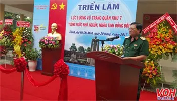 Triển lãm “Lực lượng vũ trang Quân khu 7 – Uống nước nhớ nguồn, Nghĩa tình đồng đội”