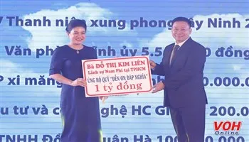 Hơn 11 tỷ đồng giúp đỡ người có công của tỉnh Tây Ninh