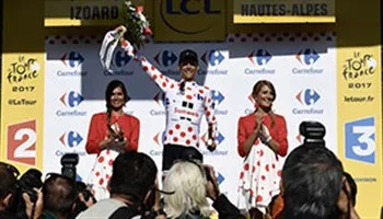 Warren Barguil trở thành vua leo núi sau chặng 18 Tour de France 2017