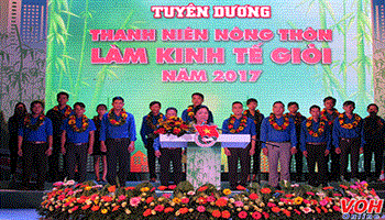 Tuyên dương 17 thanh niên nông thôn làm kinh tế giỏi