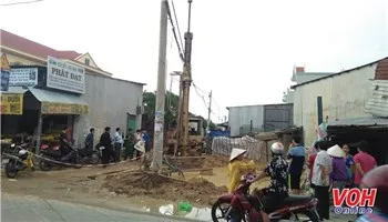 Hai công nhân thương vong vì điện giật khi khoan cọc nhồi bê tông