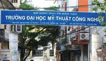 Đại học Mỹ thuật Công nghiệp chính thức công bố điểm chuẩn