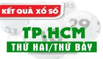 Kết quả xổ số TPHCM - 31/07/2017