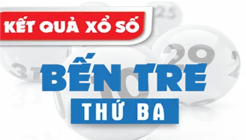 Kết quả xổ số tỉnh Bến Tre - 15/08/2017