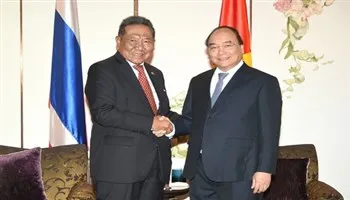 Thủ tướng tiếp Chủ tịch Hội Hữu nghị Thái-Việt