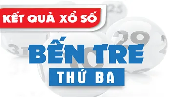 Kết quả xổ số tỉnh Bến Tre - 22/08/2017
