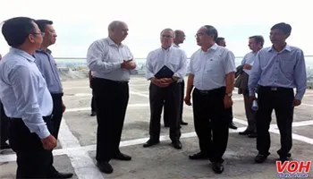 Bí thư Thành ủy tham quan Công trường của Công ty TNHH Ngôi Nhà Đức TPHCM