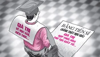 Nỗi lo tiến sĩ giấy - bằng thật nhưng chất lượng giả