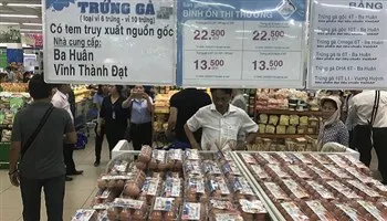 Từ tháng 9/2017 truy xuất nguồn gốc trứng gia cầm bán tại các siêu thị