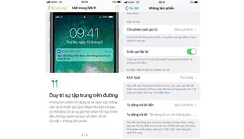 iOS 11: Không nhận các thông báo khi người dùng đang lái xe