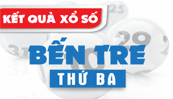 Kết quả xổ số tỉnh Bến Tre - 03/10/2017