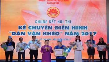 TPHCM: Chung kết hội thi “Điển hình Dân vận khéo” 2017