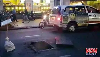 Nổ hố gas, người đi đường “xanh mặt”