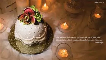 Ấn tượng hoa bánh kem trên sách “Love of Flowers” của nghệ nhân Hùng Quách