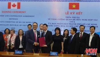 TPHCM và TP Toronto (Canada) tăng cường quan hệ hữu nghị hợp tác