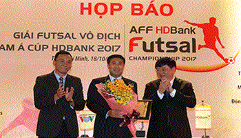 Futsal Việt Nam đặt mục tiêu vào chung kết giải Đông Nam Á 2017